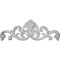 Ekena Millwork 35 1/8"W x 12 1/2"H x 2 1/8"P Flower Basket Center Onlay ONL35X12X02FB - alternate 1